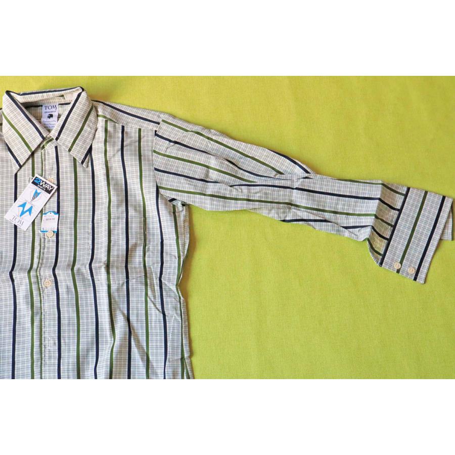 昭和レトロ メンズ 長袖シャツ Yシャツ Mサイズ グリーン 緑 チェック メンズファッション 60年代70年代 Rm1295 Marumi 通販 Yahoo ショッピング