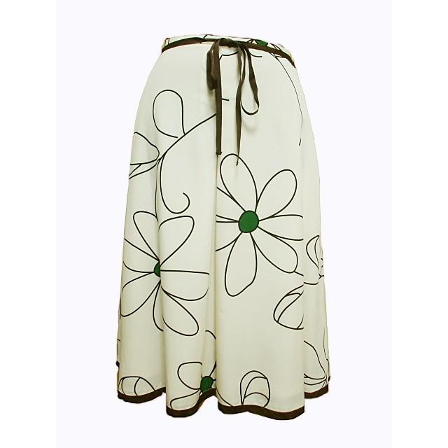 台形スカート ひざ丈 春夏 7号 9号 ウエスト6１ 66 ベージュ 花柄 エトワール海渡 ポリエステル レディースファッション 代30代40代 Sk3005 Et Marumi 通販 Yahoo ショッピング