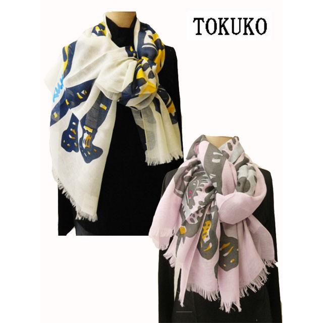 希少 トクコプルミエヴォル Tokuko ストール ピンク 夏 レーヨン 麻 アニマル 魅了 Www Ladislexia Net