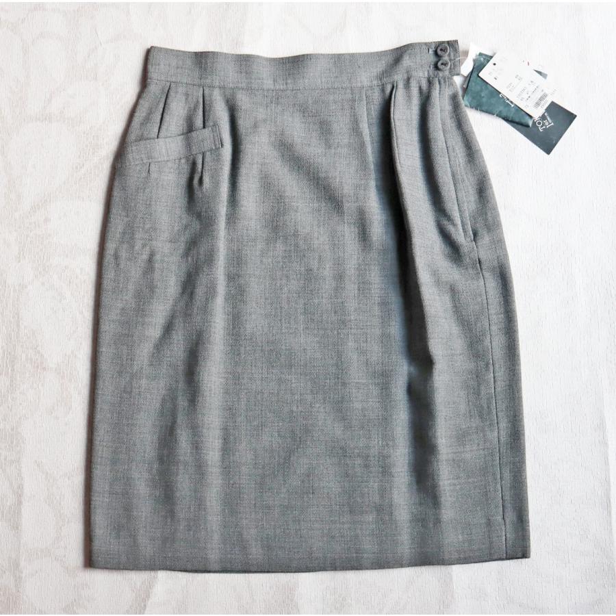 人気激安-トクコプルミエヴォル タイトスカー•ト 春夏 グレー11号