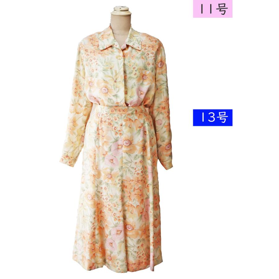 ツーピース スカートスーツ バブルスーツ 春 カジュアル 11 13号 オレンジ 特別価格 アデンダ レディースファッション シニア ミセス レナウン Tp62 Marumi 通販 Yahoo ショッピング