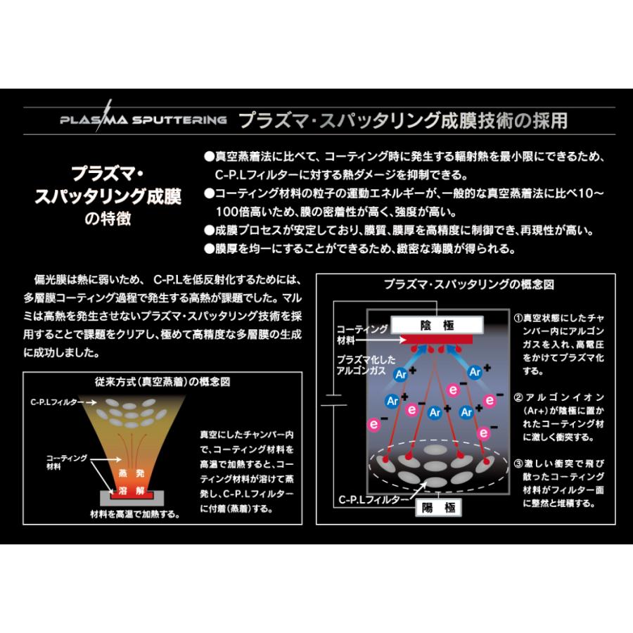 棚ずれ 82mm PRIME PLASMA SPATTERING C-P.L marumi マルミ circular