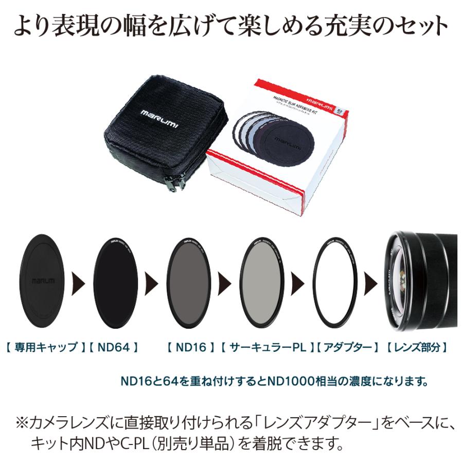 マルミ光機 67mm マグネットスリムアドバンスキット : マルミ光機