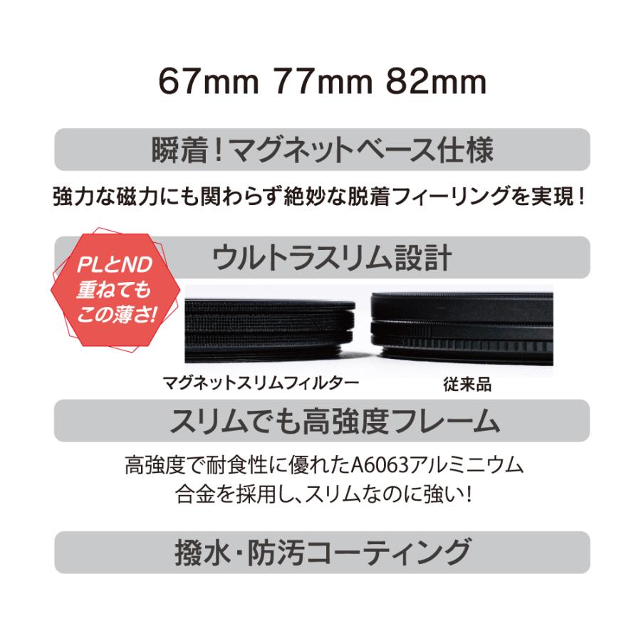 マルミ光機 77mm マグネットスリム ホワイト パウダー ミスト 1/2