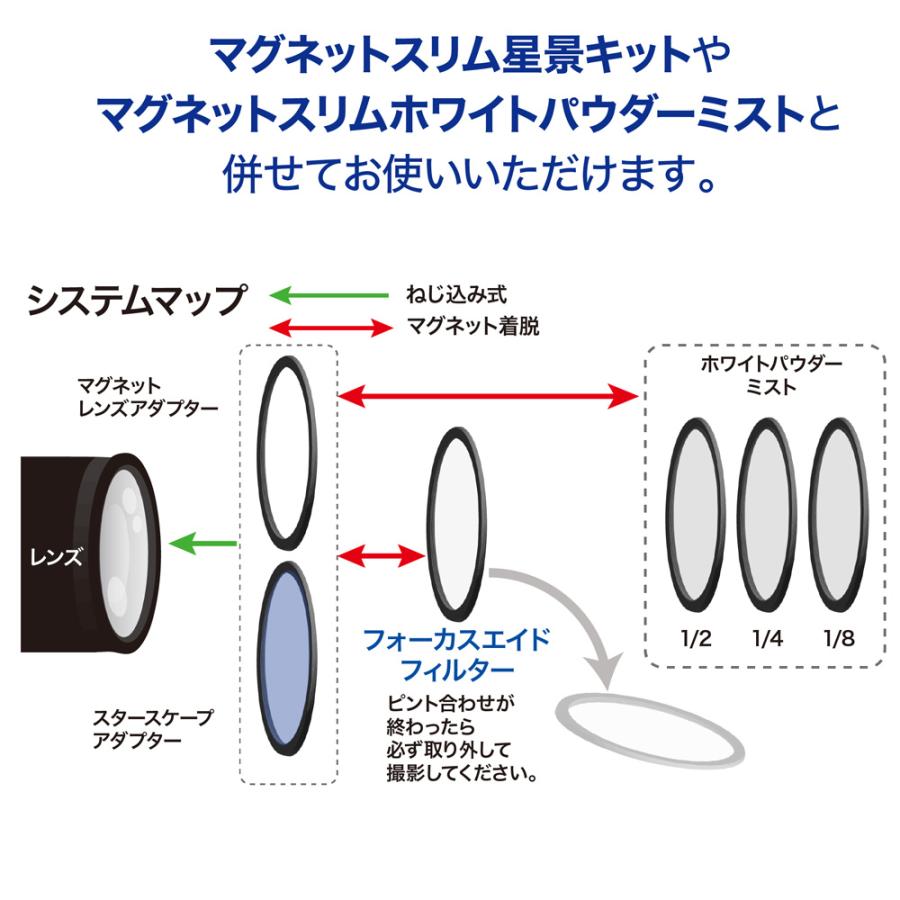 77mm Magnetic Slim Focus Aid Filter 星景 ピント マグネット フィルター | マルミ光機 | 06
