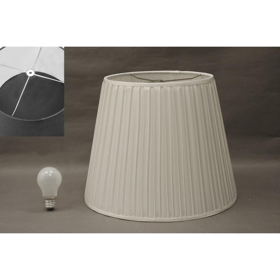ランプシェード スタンド交換用 アーム式 直径35cm ボックスプリーツ