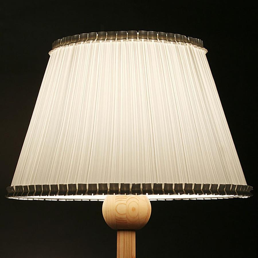 ランプシェード スタンド交換用 ホルダー式 直径39cm ランダムプリーツ
