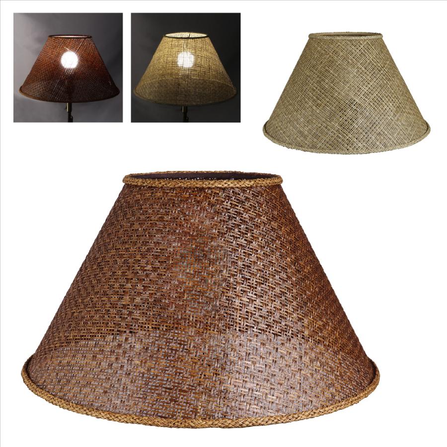 ランプシェード スタンド交換用 キャッチ式 直径36cm ウイッカー