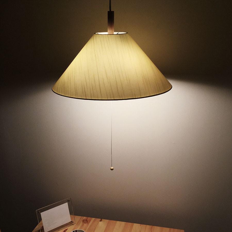 2灯 ペンダント ソケット器具 木管付 E-26 コード50cm LED電球対応 引 