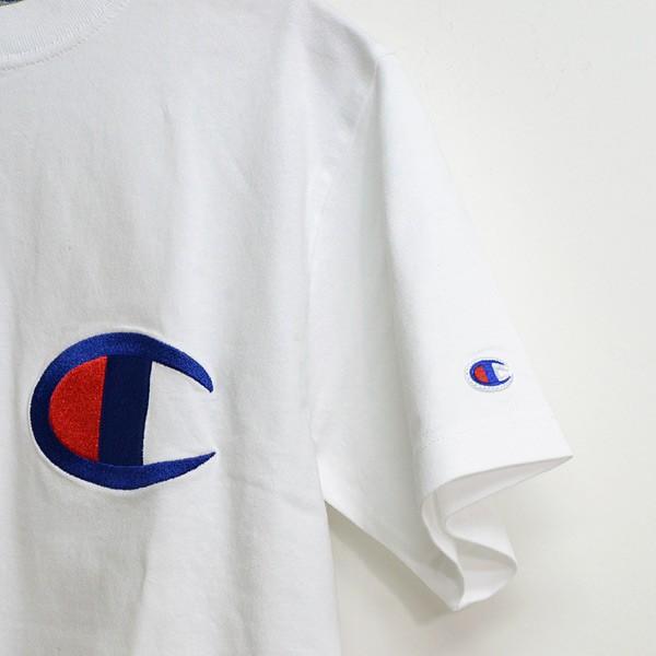 メール便可 チャンピオン C3-F362-L(M) BIG LOGO T-SHIRTS　メンズ 半袖 Tシャツ ビックロゴ プリント シンプル Champion 1000886｜marumiya-world｜05