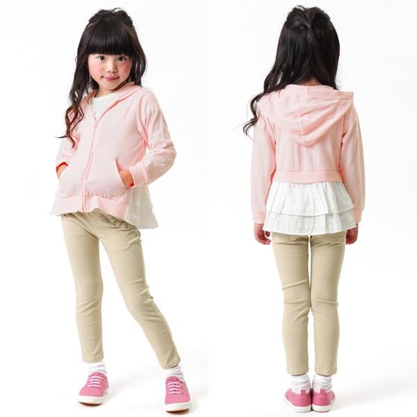 セラフ フリルパーカー S5018 14m キッズ ベビー トップス 長袖 無地 シンプル 女児 女の子 子供服 Seraph Marumiya World 通販 Yahoo ショッピング