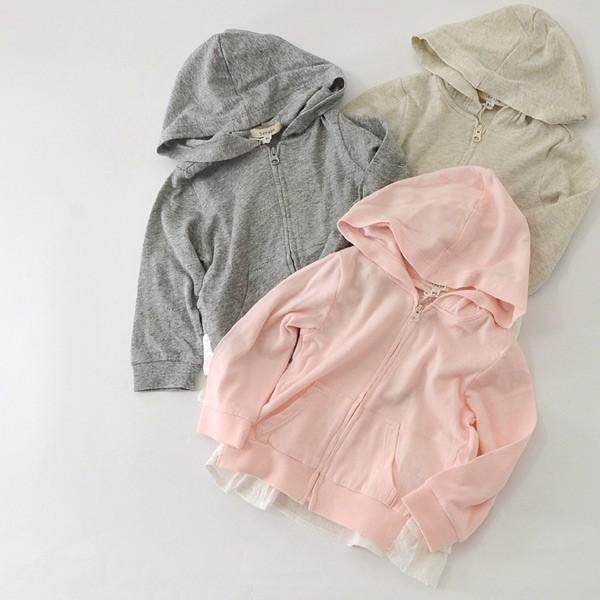 セラフ フリルパーカー S5018 14m キッズ ベビー トップス 長袖 無地 シンプル 女児 女の子 子供服 Seraph Marumiya World 通販 Yahoo ショッピング