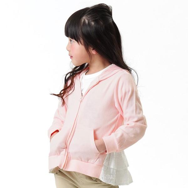 セラフ フリルパーカー S5018 14m キッズ ベビー トップス 長袖 無地 シンプル 女児 女の子 子供服 Seraph Marumiya World 通販 Yahoo ショッピング