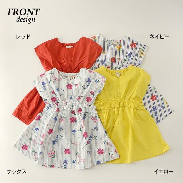 メール便可 セラフ 4色2柄スカラップワンピース S 14m キッズ ベビー トップス ワンピ チュニック 花柄 ストライプ 無地 子供服 Seraph Marumiya World 通販 Yahoo ショッピング