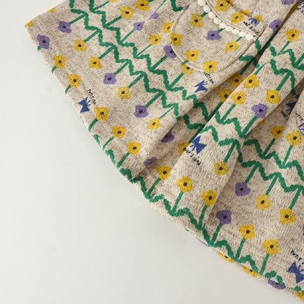 メール便不可 プチジャム P Mg デザインワンピース キッズ ベビー トップス 長袖 チュニック 裏毛 レイヤード風 重ね着風 お花 子供服 Petit Jam Marumiya World 通販 Yahoo ショッピング