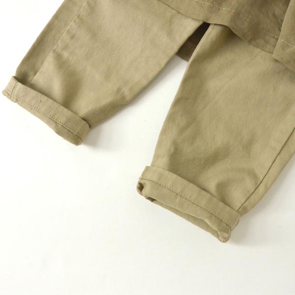 メール便可マインハイム 6401312A-mm13 オーバースカート10分丈パンツ  