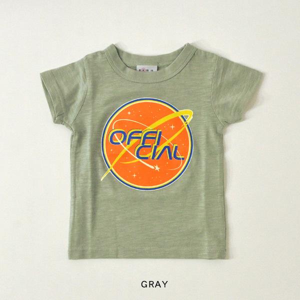 メール便可 オフィシャルチーム 1121121-13m14m SPACETシャツ キッズ トップス 半袖Tシャツ 半そで プリント 子供服 OFFICIAL TEAM 4023516｜marumiya-world｜02