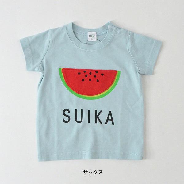 メール便可 チークルーム 12mm スイカtシャツ キッズ ベビー トップス 半袖tシャツ Cheek Room Marumiya World 通販 Yahoo ショッピング