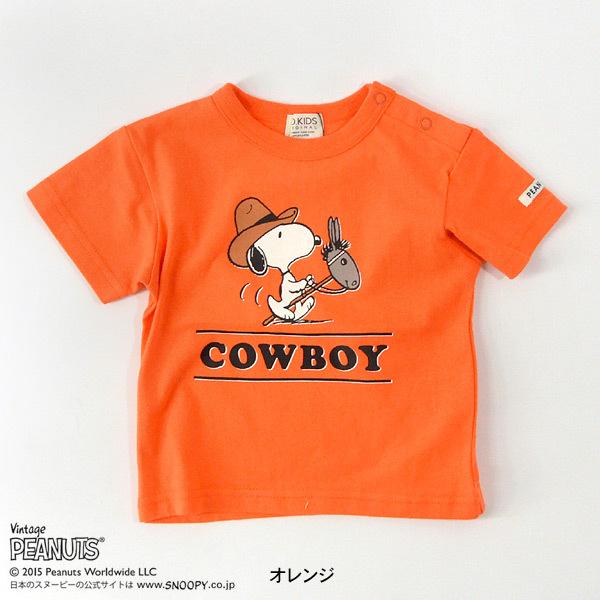 スヌーピープリント半袖Tシャツ キッズ ベビー ピーナッツキャラクター F.O.KIDS エフオーキッズ 4024524 R207032-11m14m メール便可｜marumiya-world｜03