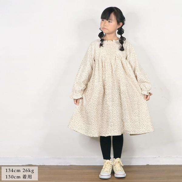 プティパ スモッキングワンピース キッズ 子供服 花柄 小花柄 プティパ スモッキングワンピース キッズ 子供服 花柄 小花柄