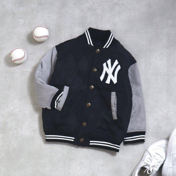 F.O.KIDS MLB中綿入りスタジャン キッズ ジュニア アウター 上着 F.O.KIDS MLB中綿入りスタジャン キッズ ジュニア アウター 上着