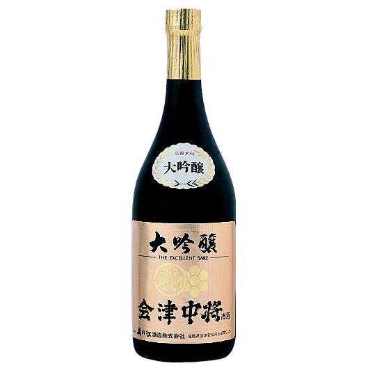 日本酒 鶴乃江酒造 会津中将 大吟醸 720ml 福島 地酒 ギフト プレゼント 贈り物 | 