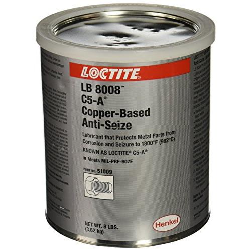 Loctite 51009 Copper LB 8008 C5A AntiSeize Lubricant, 20 Degree F