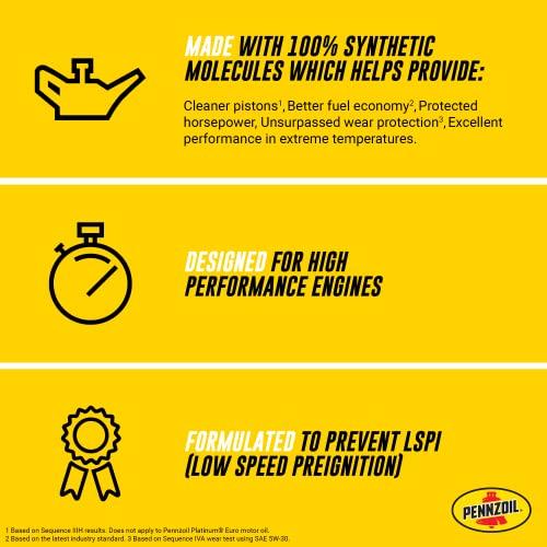 Pennzoil 550038320 Ultraプラチナ5 W-30 Full Synthetic Motor Oil 1