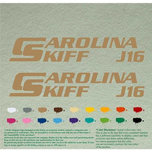 Carolina Skiff J 16セット ボートデカール ビニールステッカー ボート