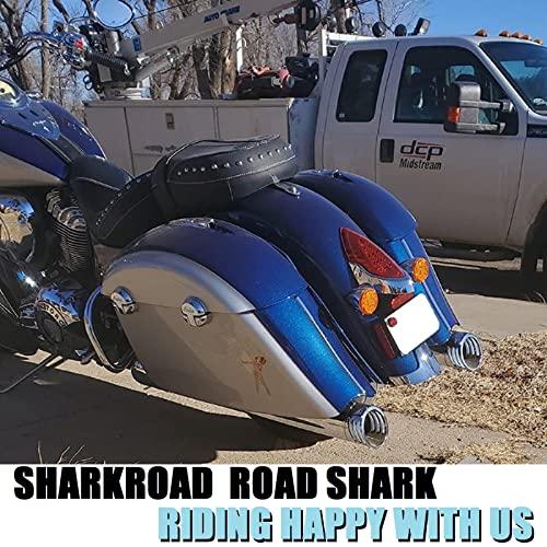 見事な SHARKROAD 4インチ チャレンジャー用エキゾースト インディアンチーフテン チーフテン ロードマスター スプリングフィールド 2014年以降 オートバイ排気アッ