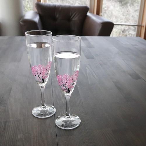 冷感 桜 シャンパン グラス ペア セット 酒器 温度 変化 マジック 感動 ギフト プレゼント 人気 オリジナル ブランド 母の日 父の日 敬老の日 丸モ高木陶器 通販 Yahoo ショッピング