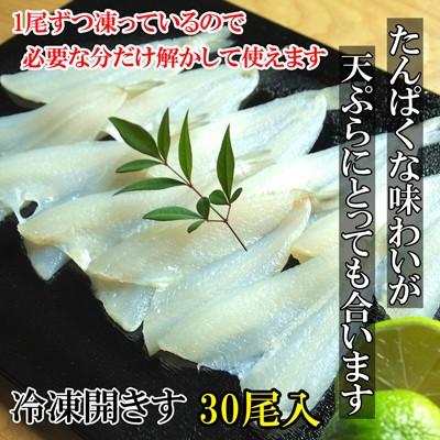 送料無料 冷凍キス開き 30尾入10ケース300尾 | 