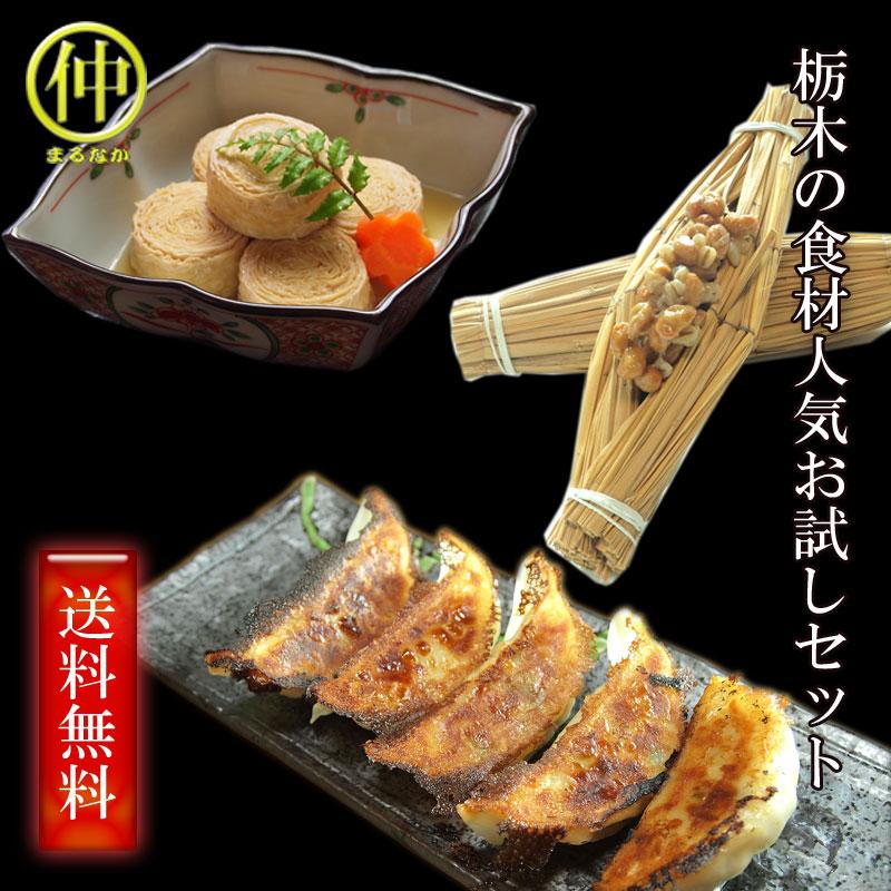 栃木の食材人気お試しセット（ゆば10個、餃子6個、納豆6本）送料無料 | 