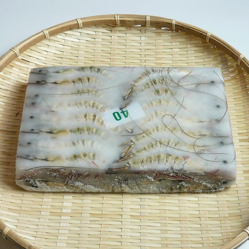 海鮮 えび 有頭ブラックタイガーえび　40尾 |  | 02