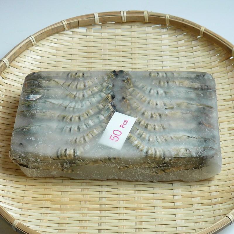 海鮮 えび 有頭ブラックタイガーえび　50尾 |  | 02