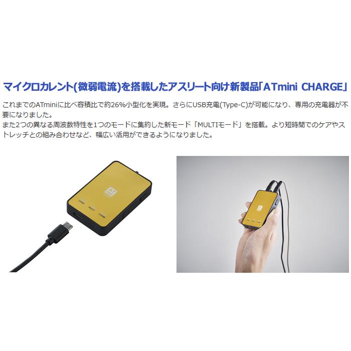 伊藤超短波 AT-mini CHARGE エーティーミニ チャージ 本体セット コンディショニング機器 ポータブル・マイクロカレントの画像