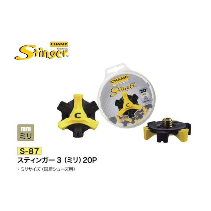 大人女性の ライト Golf It チャンプ スティンガー3 ミリ p ソフトスパイク鋲 S 87 Coba Taxi Targoviste Ro
