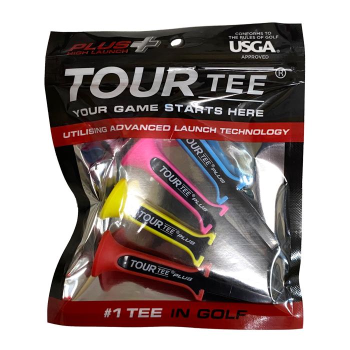 TOUR TEE PLUS ツアー ティー プラス プラスチックティー 4本入り 高さ