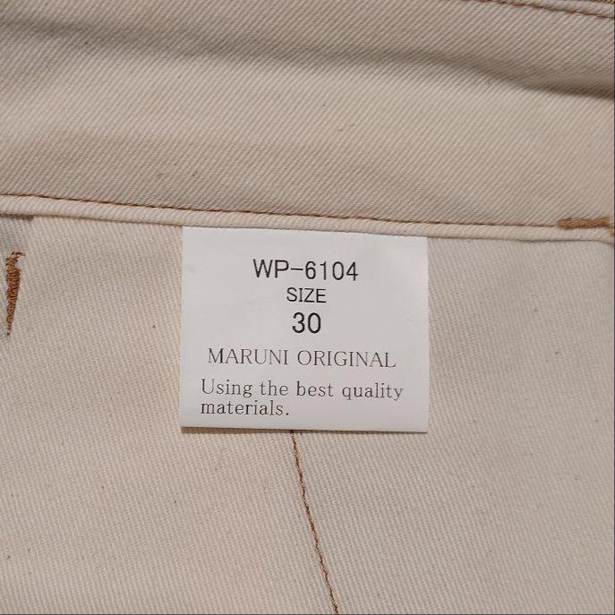 MARUNI JEANS マルニ チノパン 6104WP(Kベージュ) レギュラー