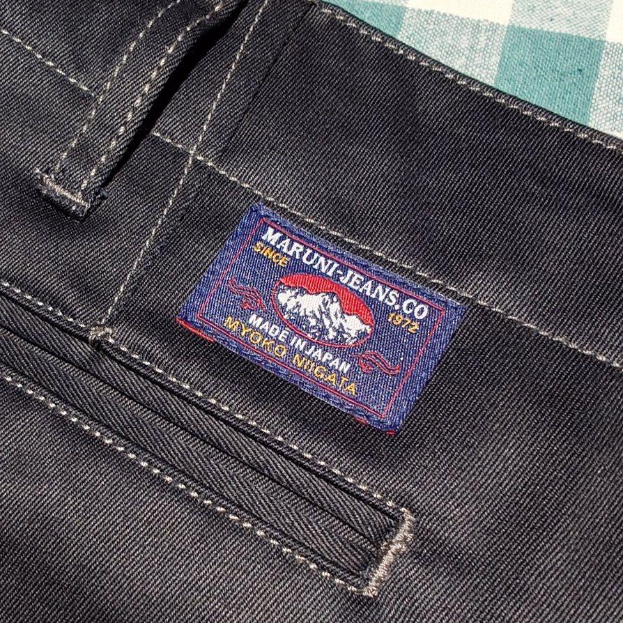 MARUNI JEANS マルニ チノパン 6104WP(ネービー) レギュラーストレート