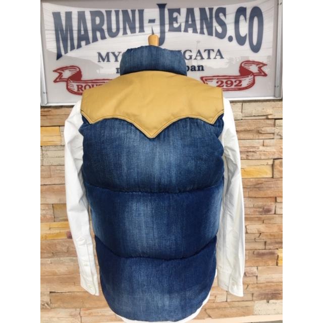 Rocky Mountain Featherbed ロッキーマウンテン・Ranchダウンベスト・デニム｜maruni-jeans｜04