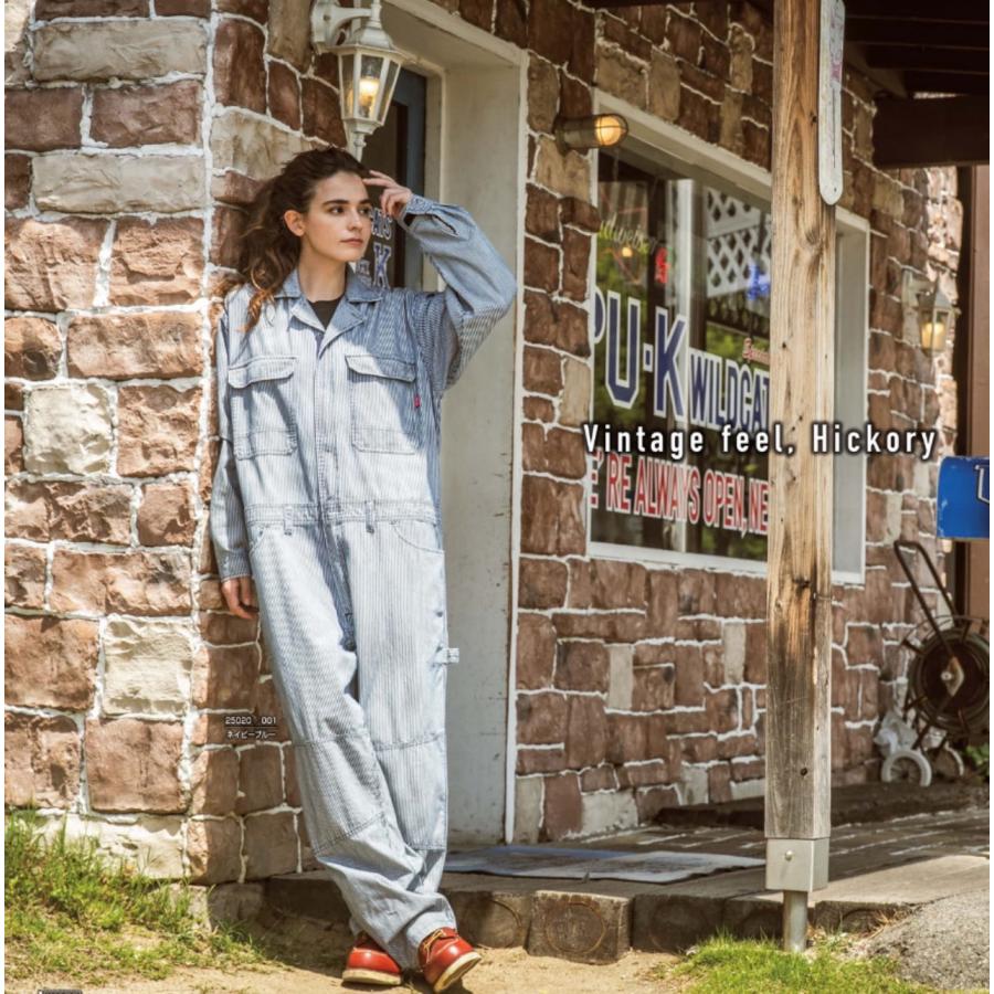 山田 辰・Auto-Bi オートバイ / ヒッコリーストライプつなぎ 25020