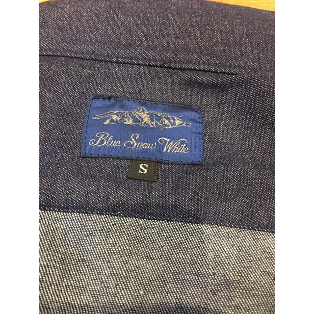 BLUE SNOW WHITE ストレッチ 8ozデニムシャツ | Blue Snow White | 04