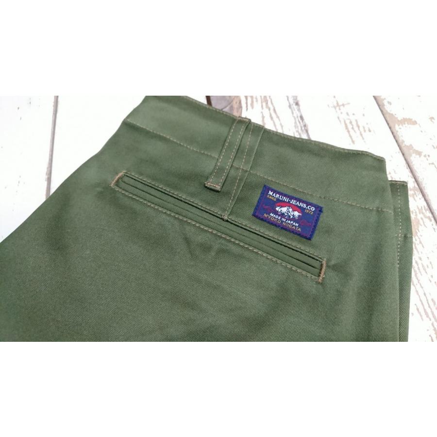 MARUNI JEANS マルニ チノパン 6104WP(グリーン) レギュラー