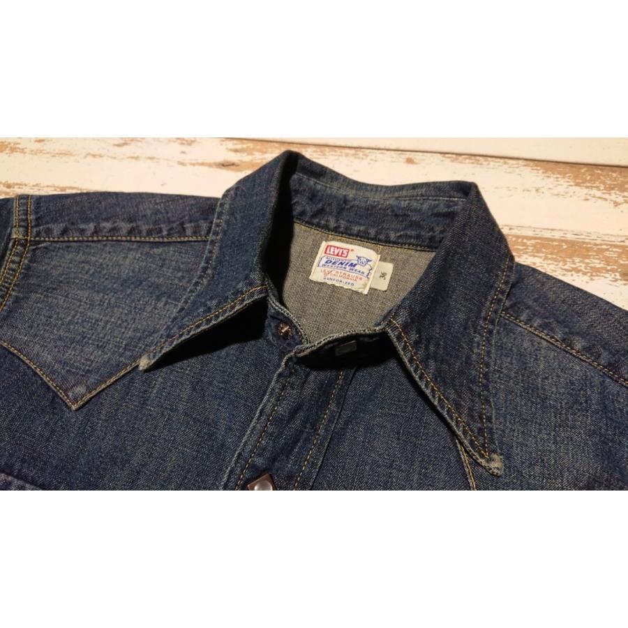 LEVI'S ショートホーンウエスタンシャツ　デットストック(日本製)　/　61054-53　｜maruni-jeans｜02