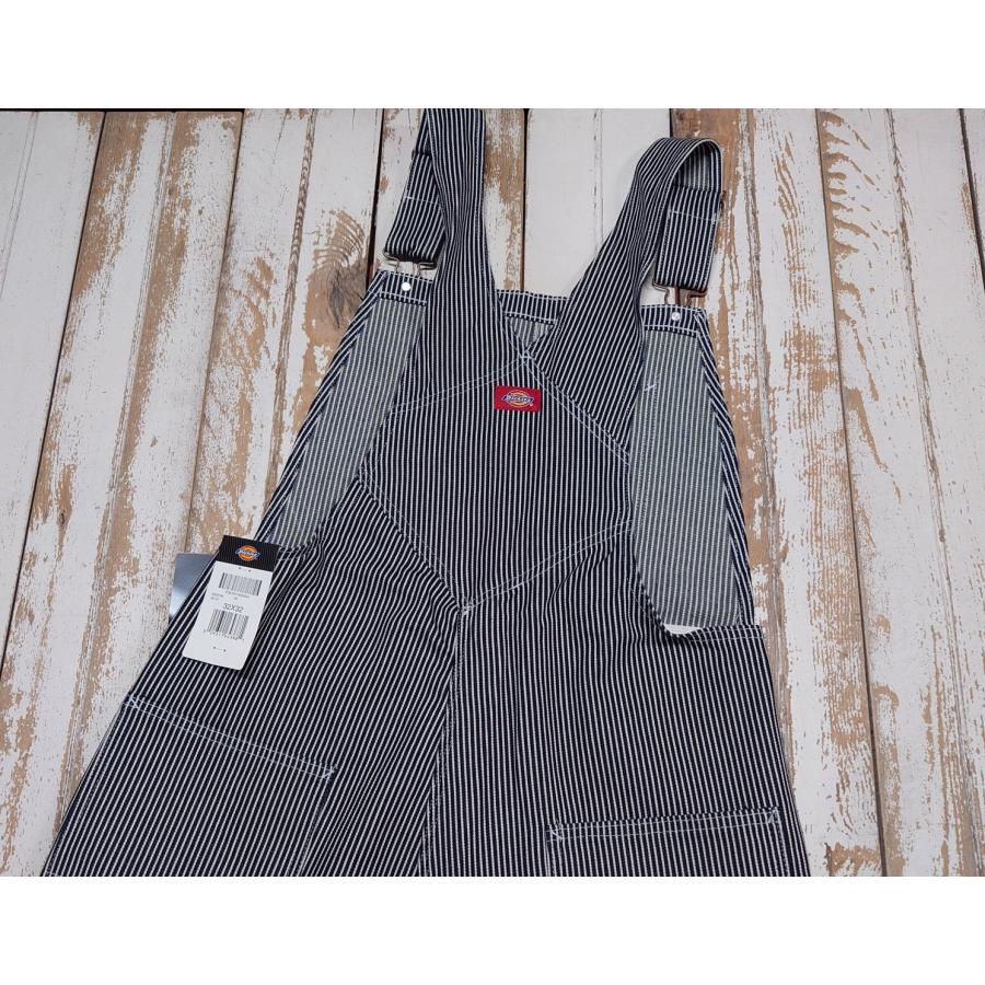 Dickies ディッキーズ / Bibオーバーオール ヒッコリーストライプ