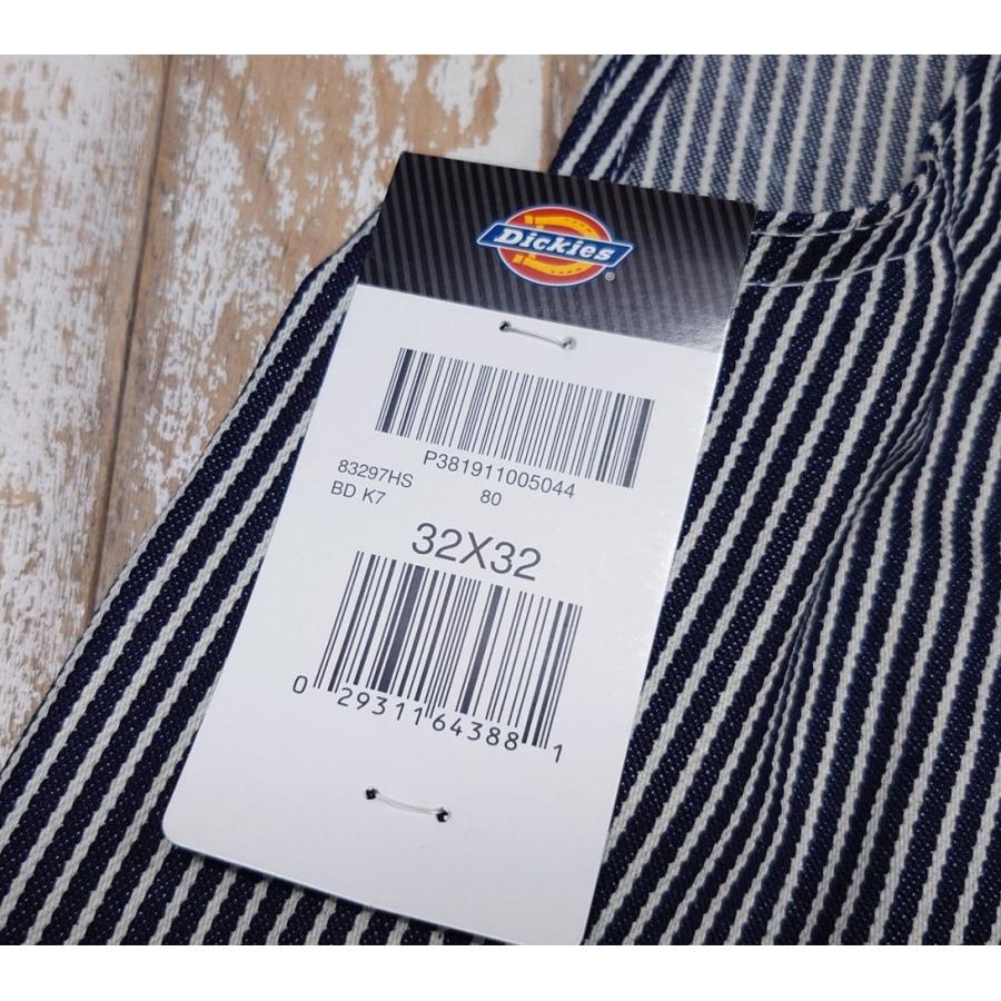 Dickies ディッキーズ / Bibオーバーオール ヒッコリーストライプ