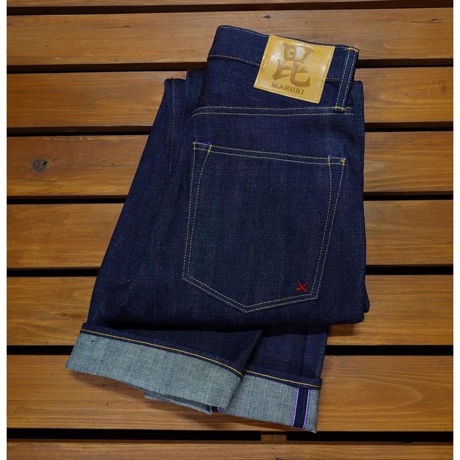 毘沙門天 14.5oz天然藍ジーンズ W38(95cm) ファスナーモデル　 / BI-18-ZIP IND×BEG (レギュラーストレート) | 毘沙天ジーンズ