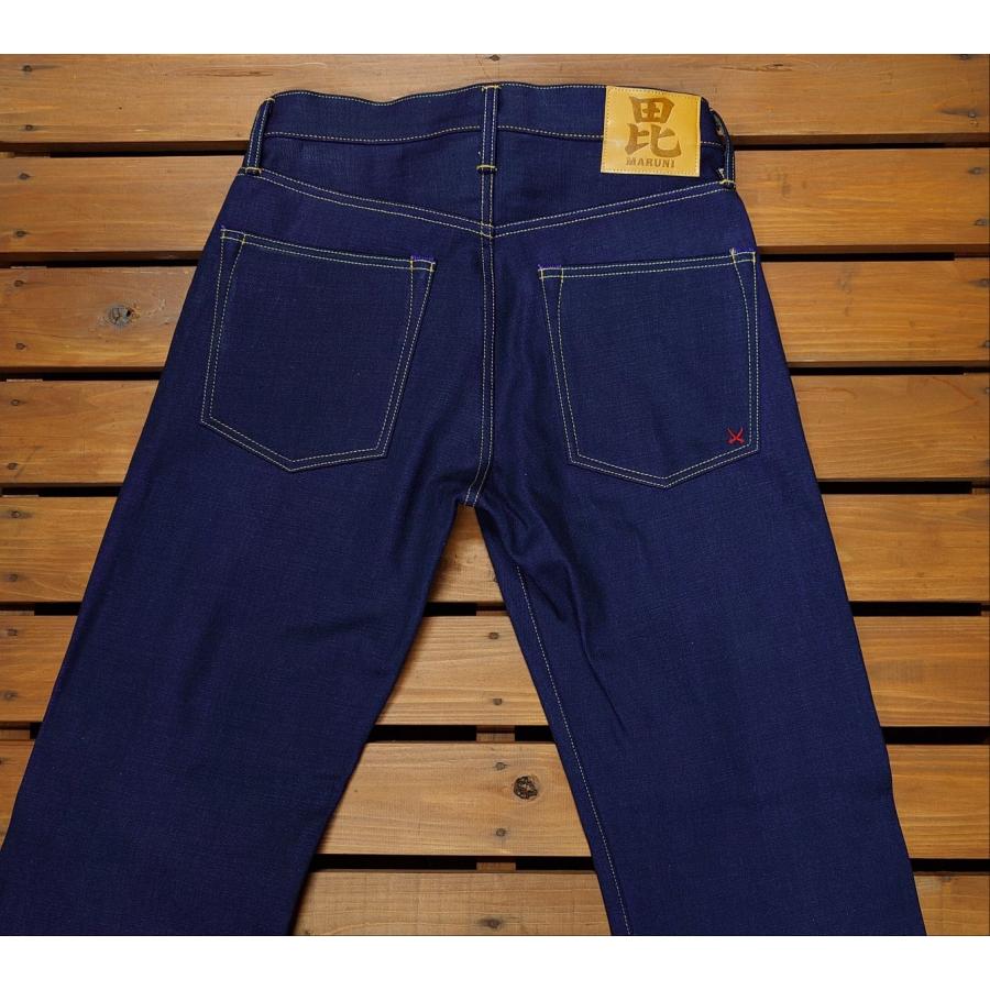 オーダー受付可能デニム 毘沙天ジーンズ 毘沙門天 14.5oz天然藍ロイヤルパープルデニム