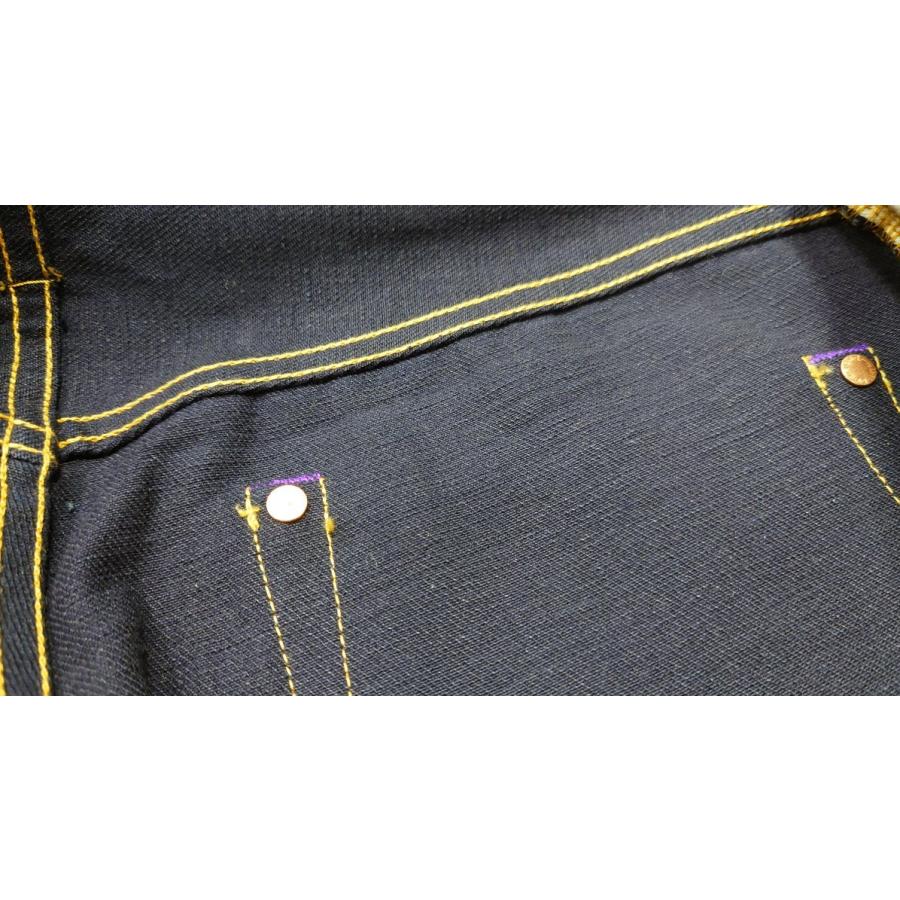 毘沙天ジーンズ 毘沙門天 天然藍ジーンズ・縦糸天然藍 横糸